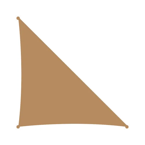 Πανί Σκίασης Τρίγωνο 230gsm 90° - 4,2 x 4,2 x 6m - Εκρού