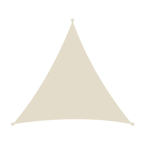 Πανί Σκίασης Τρίγωνο 230gsm 5 x 5 x 5m - Άμμου