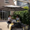Ομπρέλα Κήπου Ελεύθερου Βραχίονα Nesling Coolfit® Off-White