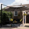 Ομπρέλα Κήπου Ελεύθερου Βραχίονα Nesling Coolfit® Off-White