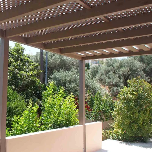 Πέργκολα Ξύλινη Μεσόγειος 350×700 εκ.