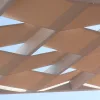 Ξύλινη πέργκολα από τοίχο με τεντόπανο 48,3εκ.- 400 x 600εκ.