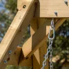 Ξύλινη Κούνια Εξωτερικού Χώρου 3 Θέσεων