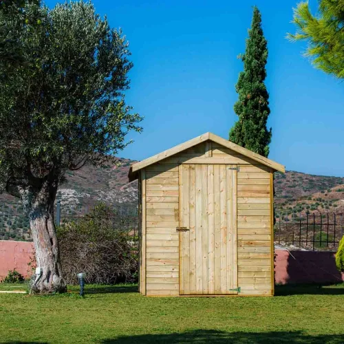 Ξύλινο Σπιτάκι – Αποθήκη Κήπου 180 × 135 εκ.