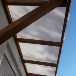 Πολυκαρμπονικό φύλλο κυψελωτό γαλακτώδες 10mm 210 x 600εκ.