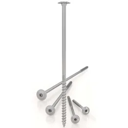 Βίδες ξύλου torx O6mm με πλατιά κεφαλή 6 x 80mm