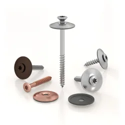 Ροδέλα πολυκαρμπονικού inox με βίδα 4,5 x 45mm