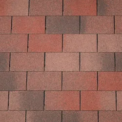 Ασφαλτικό κεραμίδι ορθογώνιο Συσκευασία 3m² | κόκκινο