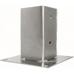 Bάση ξύλου βιδωτή INOX Βάση βιδωτή Νο7 INOX