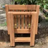 Βοηθητικό τραπέζι ξαπλώστρας teak Τραπέζι ξαπλώστρας TEAK 45(Υ) x 40 x 40εκ.