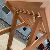 Βοηθητικό τραπέζι ξαπλώστρας teak Τραπέζι ξαπλώστρας TEAK 45(Υ) x 40 x 40εκ.