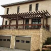 WPC πέργκολα σκελετός απο τοίχο WPC ΠΕΡΓΚΟΛΑ ΣΚΕΛΕΤΟΣ ΣΤΗΡΙΞΗ ΣΕ ΤΟΙΧΟ  | 300 x 300εκ.