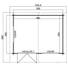 Ξύλινο Σπίτι Νεφέλη 410 x 320εκ.