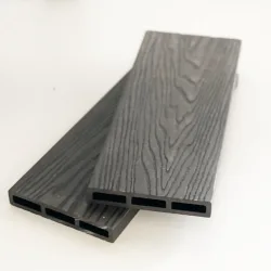 WPC 3D σανίδα περίφραξης 2 x 12 x 360εκ. |γκρι σκούρο