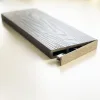 WPC 3D σανίδα περίφραξης 2 x 12 x 360εκ. -γκρι σκούρο