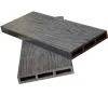 WPC 3D σανίδα περίφραξης 2 x 12 x 360εκ. -γκρι σκούρο