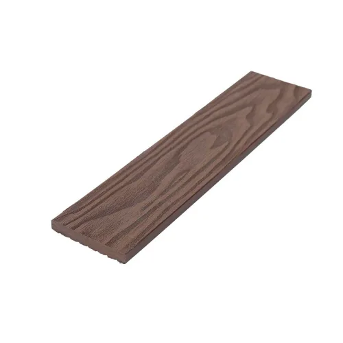 Τάβλα μασίφ WPC 3D wood  1,7 x 9 x 360εκ. - καφέ