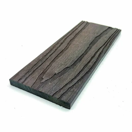 Τάβλα μασίφ WPC 3D wood  1,7 x 9 x 360εκ. - καφέ