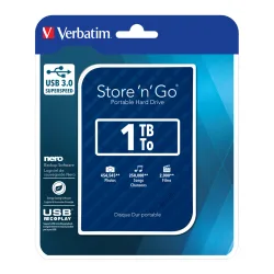 Verbatim Store 'n' Go Gen 2 USB 3.0 Εξωτερικός HDD 1TB 2.5" - 53200