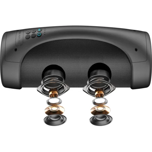 Akai ABTS-55 Αδιάβροχο φορητό ηχείο Bluetooth με TWS, USB, LED, Aux-In και hands free – 50 W
