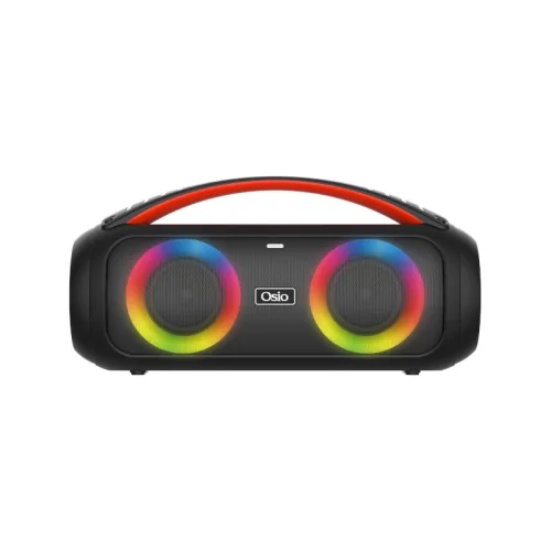 Osio OBT-8010 Φορητό αδιάβροχο ηχείο Bluetooth με USB, LED, AUX, TF, TWS και ενσ. μικρόφωνο – 50 W