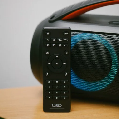 Osio OBT-8010 Φορητό αδιάβροχο ηχείο Bluetooth με USB, LED, AUX, TF, TWS και ενσ. μικρόφωνο – 50 W