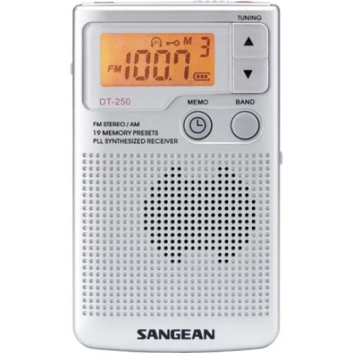 Sangean DT-250 Silver - Φορητό Ραδιόφωνο
