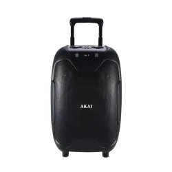 Akai ABTS-X10 PLUS Φορητό ηχείο Bluetooth με ενισχυτή, TWS, USB, SD, AUX, FM, ασ. μικρόφωνο και χειριστήριο με υποδοχή για 2 μικ