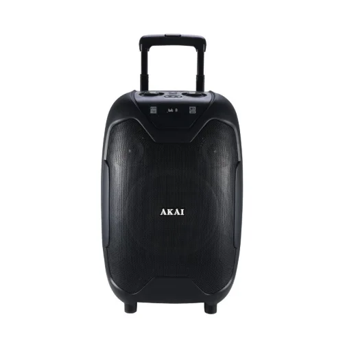 Akai ABTS-X10 PLUS Φορητό ηχείο Bluetooth με ενισχυτή, TWS, USB, SD, AUX, FM, ασ. μικρόφωνο και χειριστήριο με υποδοχή για 2 μικ