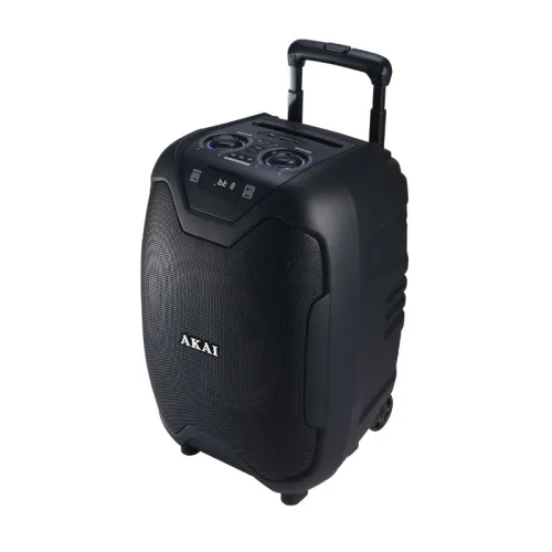 Akai ABTS-X10 PLUS Φορητό ηχείο Bluetooth με ενισχυτή, TWS, USB, SD, AUX, FM, ασ. μικρόφωνο και χειριστήριο με υποδοχή για 2 μικ