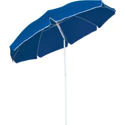 Ομπρέλα Παραλίας 2m 180gsm 8 Ακτίνες 4mm Μπλε