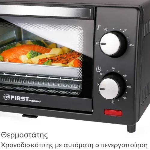 First Austria FA-5041-2 Φουρνάκι χαλαζία με χρονοδιακόπτη – 10 L 800 W