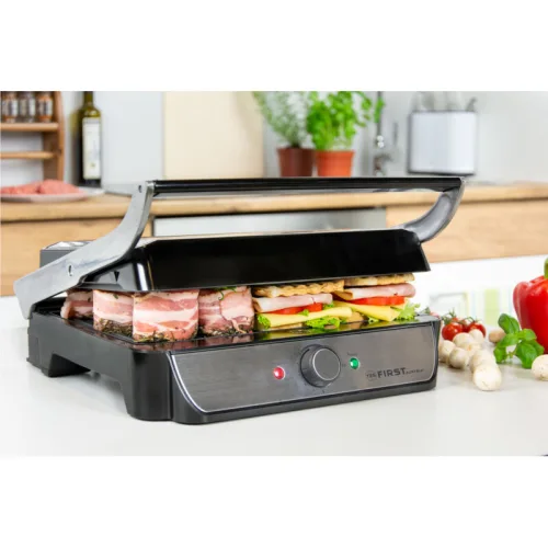 First Austria FA-5344-2 Τοστιέρα – grill με αποσπώμενες αντικολλητικές πλάκες και θερμοστάτη – 2000 W