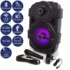 Akai ABTS-808L Φορητό ηχείο Bluetooth με LED, USB, Aux-In και μικρόφωνο – 10 W