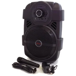 Akai ABTS-808L Φορητό ηχείο Bluetooth με LED, USB, Aux-In και μικρόφωνο – 10 W