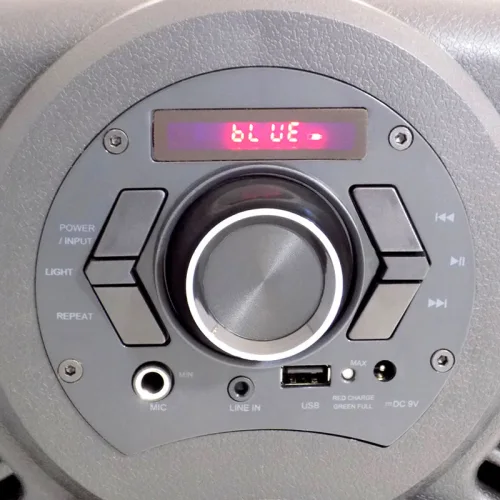 Akai ABTS-808L Φορητό ηχείο Bluetooth με LED, USB, Aux-In και μικρόφωνο – 10 W