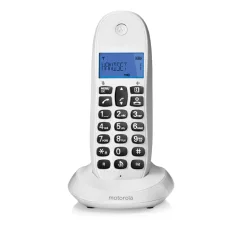 Motorola C1001CB Λευκό (Ελληνικό Μενού) Ασύρματο τηλέφωνο