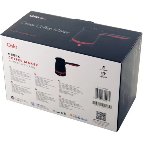 Osio OCP-2502BR Ηλεκτρικό μπρίκι ελληνικού καφέ 250 ml 1000 W 360°