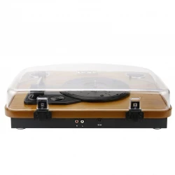 Akai ATT-11BTN Ξύλινο πικάπ με Bluetooth IN / OUT, ενσωματωμένα ηχεία, USB και κάρτα SD για εγγραφή / αναπαραγωγή