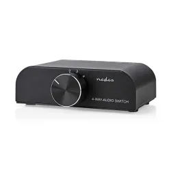 NEDIS ASWI2424AT Switch 4 συσκευών ήχου σε μία μόνο (AUX)