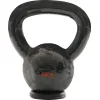 Kettlebell Cast Iron Rubber Base 6 kg - Μαύρο