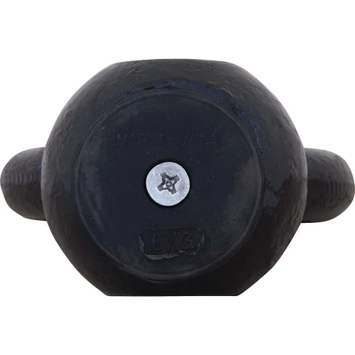 Kettlebell Cast Iron Rubber Base 20 kg - Μαύρο
