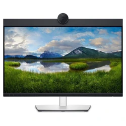 DELL Monitor P2424HEB VIDEO CONFERENCING 23.8'' , FHD IPS, HDMI, DisplayPort, USB-C, RJ-45, Webcam, Height Adjustable, Speakers,