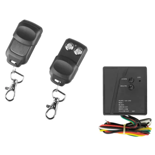 Indoor Κit ασύρματου τηλεχειρισμού με receiver και 2 χειριστήρια, 433,92MHz.