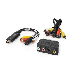 Nedis Μετατροπέας RCA/S-Video σε USB 2.0 VGRRU101BK
