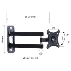Osio OSM-7832 Βάση τηλεόρασης 10" – 24" VESA 100 x 100