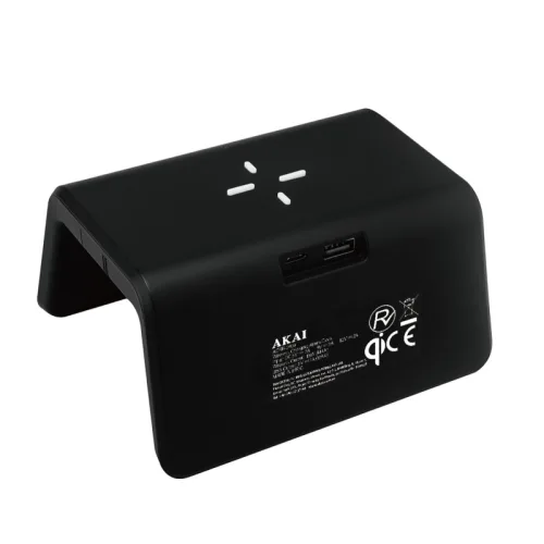 Akai ACRB-2000 Ψηφιακό ρολόι-ξυπνητήρι με επαγωγική φόρτιση – 15W