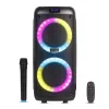 Osio OBT-8035 Φορητό ηχείο Bluetooth με USB, LED, AUX, TF, RC, FM,TWS, ασ. μικρόφωνο και τηλεχειριστήριο – 80 W