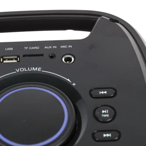 Osio OBT-8035 Φορητό ηχείο Bluetooth με USB, LED, AUX, TF, RC, FM,TWS, ασ. μικρόφωνο και τηλεχειριστήριο – 80 W