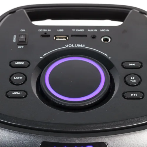 Osio OBT-8035 Φορητό ηχείο Bluetooth με USB, LED, AUX, TF, RC, FM,TWS, ασ. μικρόφωνο και τηλεχειριστήριο – 80 W